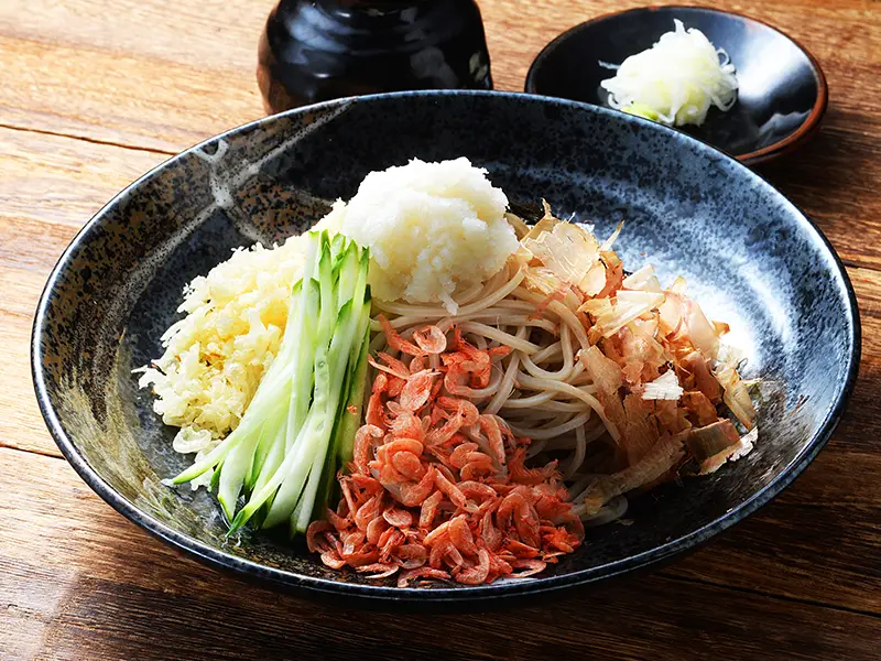 冷やしたぬき蕎麦